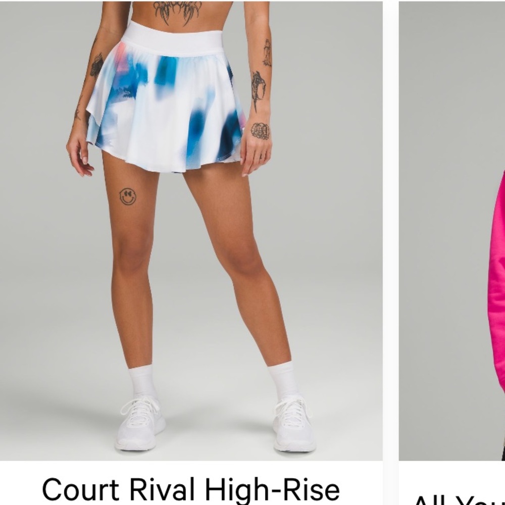 Lululemon Court Rival Skirt